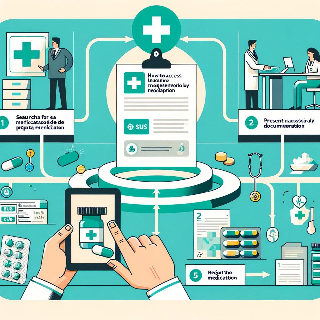 imagem mostrando medicamentos sendo fornecidos pelo Sistema Único de Saúde (SUS)